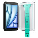 ESR 2枚入り iPad Air 11インチ フィルム M3/M2 (2025/2024 第7/6世代)専用 強化ガラスフィルム 9H スクリーン保護 簡単貼り付け 自動除塵 気泡ゼロ 指紋防止 傷防止 HD高透過度 Apple Pencil対応