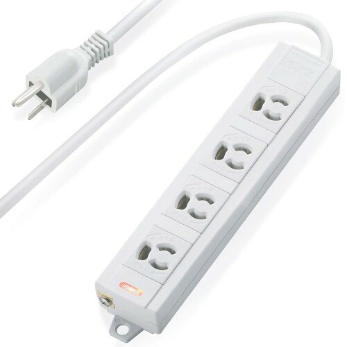 Usb Storage Media - エレコム 電源タップ マグネット付 抜け止めコンセント 壁取付用固定フック付 3P-2P変換アダプタ付 4個口 1m T-ECOH3410NM