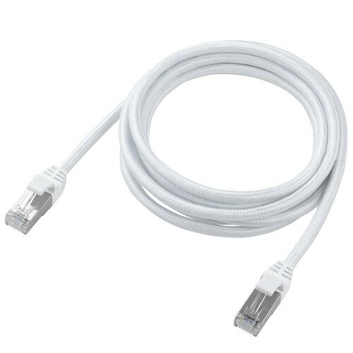 쥳 LAN֥ CAT7 2m 10Gbps ޤɻ å奱֥ ۥ磻 ECLD-TWSM/WH20