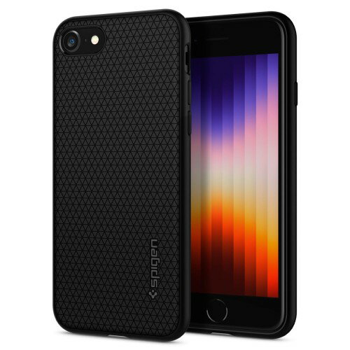 18年社歴の技術力Spigen iPhone SE3 SE2 第3/2世代 ケース iPhone7/8用 ケース 耐衝撃 指紋防止 TPU素..