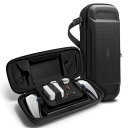 Spigen PlayStation Portal ケース リモート プレーヤー 収納バッグ 収納ケース 保護カバー ハードシェル トラベル キャリング ケース AFA07236 (ブラック)