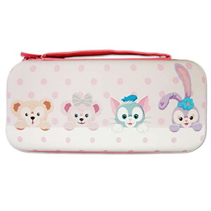 Little merry Nintendo Switch 専用 軽量 収納ケース ポーチ ゲームカード 12枚収納 ニンテンドースイッチ 保護カバー 持ち運び 大容量 収納バッグ 耐衝撃 全面保護 カバー (ダッフィーフレンズ)