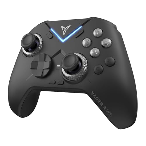 Flydigi Vader 4 PRO ゲームパッド コントローラー,Wireless Game Controller PS4 Pro/Nintendo Switch/Wii U対応, 力切替トリガー, カスタマイズ可能なRGBライティング, 六軸制御機能