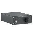 Fosi Audio V1.0 オーディオアンプ2チャンネル ステレオHiFiデジタルアンプ パワーアンプ TPA3116ミニ クラスDアンプ 50 W*2 ホームスピーカー用(電源付き) (黒色)