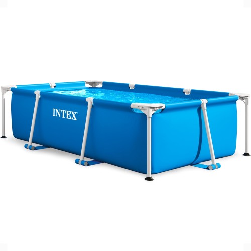 INTEX プール レクタングラフレームプール 220x150x60cm INTEX レクタングラフレームプール 220x150x60cm 28270