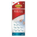 3M コマンド タブ 透明 クリア Mサイズ 耐荷重900g 12枚 CMR3-CL