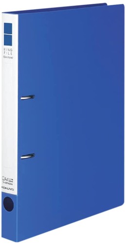 乐天商城 - コクヨ ファイル リングファイル スリムスタイル PPシート表紙 A4 220枚 青 フ-URF430B