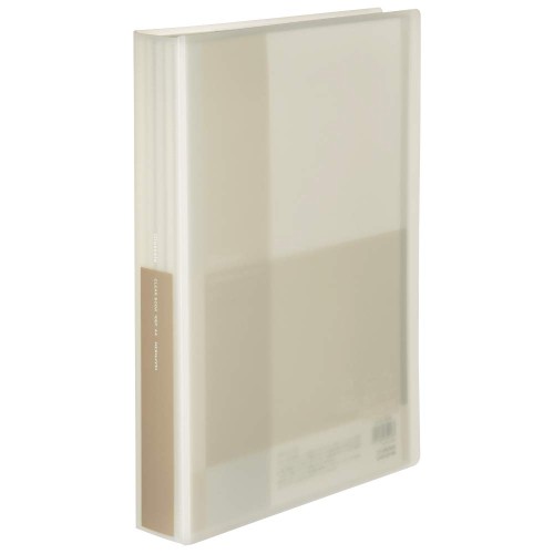 A4 Size - コクヨ(KOKUYO) ファイル クリヤーブック グラッセル 固定式 A4 100枚 ホワイト ラ-GL100W