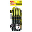 トンボ鉛筆 蛍光ペン 蛍コート 黄色 5本 GCB-511