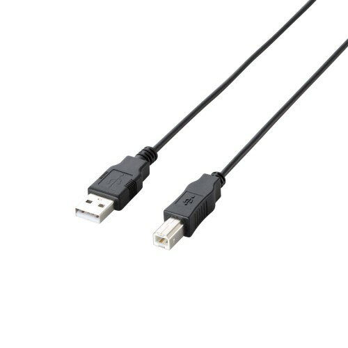 쥳 RoHSĶθѥå USB֥ USB2.0 A-B 2m ֥å U2C-JB20BK