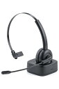 サンワダイレクト Bluetooth ヘッドセット 充電スタンド付き 通話約20時間 軽量 コールセンター向け Bluetooth5.0 音楽 片耳 単一指向性 400-BTMH023BK