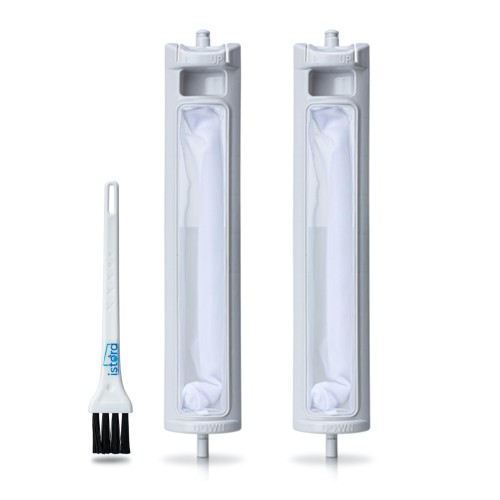 ISTORA 糸くずフィルター クズ取りネット ゴミ取りネット 2枚入れ 清潔ブラシ付き Sharp洗濯機対応用 ..