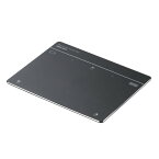 サンワダイレクト トラックパッド Bluetooth/有線 2WAY 振動機能 充電式 薄型 高精度 ジェスチャー操作 Windows専用 タッチパッド マウス ワイヤレス ガンメタリック 400-MABTY201GM