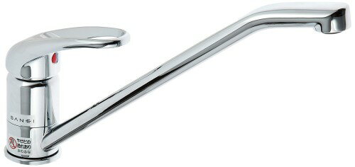 Rakuten - SANEI(サンエイ) シングルワンホール混合栓 キッチン用 泡沫吐水 取付けはボルト式 K87110JV-13