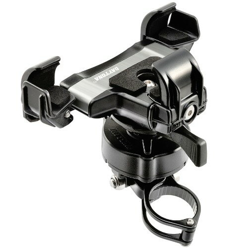 デイトナ(Daytona) バイク用 スマホホルダー 振動吸収 ユニット一体型 カメラ保護 アルミアーム iPhone/Android対応 スマホホルダー3プラス IH-2100 リジッド 25077