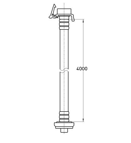SANEI(���󥨥�) ��ư����������Ĺ�ۡ��� 4m ���ۡ����ˤĤʤ��Ǳ�Ĺ ��󥿥å���æ PT17-2-4