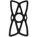 Kaedear (カエディア) バイク スマホホルダー 専用 セーフティーバンド ラバーバンド スマホ 固定 落下防止 3枚セット センターホールタイプ KDR...