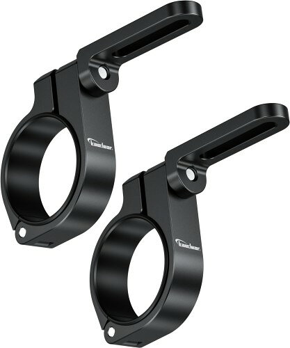 Kaedear(カエディア) バイク クランプ ステー 回転 マウント サイバーLED フォグランプ ベースマウント..