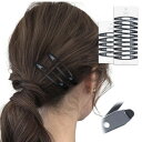 ヘアピン 髪留め パッチンピン シリコンの滑り止め・髪に跡が残らない ヘアクリップ 大きめ レデイーズ メンズ 髪留め クリップ 髪 クリップ 子供 しっかりと...