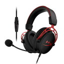 HyperX Cloud Alpha ゲーミング ヘッドセット インライン音量コントロールBox付属 レッド HX-HSCA-RD/AS オリジナルデータ特典付き ( 4P5L1AB#UUF )