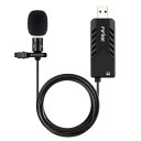 FIFINE USBピンマイク ミニクリップマイク コンデンサーマイク 単一指向性 イヤホン端子付き 音声モニタリング可能 PC用マイク ネット通話 ゲーム実況 ライブ配信 録音 在宅勤務 会議用 Windows/Macに対応 適格請求書発行可 K053