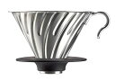 HARIO(ハリオ) V60メタルドリッパー 食洗機対応 シルバー 1-4杯用 日本製 VDMR-02-HSV
