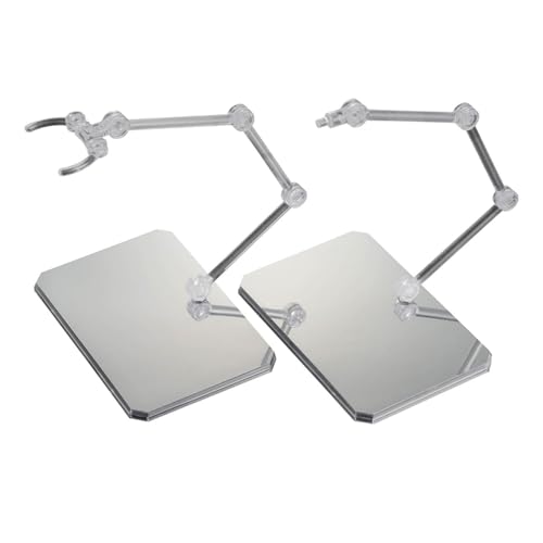 アクションベース6 [クリアカラー] ミラーシールセット プラスチック製 ディスプレイスタンド