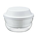 HARIO(ハリオ) ガラスのレンジ蒸し器 満水容量1200ml レンジで簡単調理 ホワイト 日本製 電子レンジ おかず クリームスープ 手作り XMK-120...