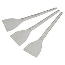 貝印 KAI お好み焼き もんじゃ ステンレス ヘラ 3本 セット 食洗機 対応 KAI KITCHEN シルバー 日本製 DH8151
