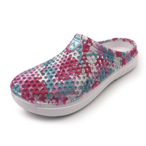 [アモジ] メンズ サンダル レディース スリッパ めんず さんだる すりっぱ ルームシューズ スポーツサンダル カモフラージュ サボサンダル クロッグサンダル 迷彩 ビーチサンダル 外出履き 通気 白 ホワイト 25.0cm