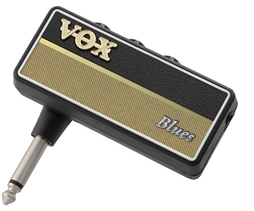 VOX ヘッドフォン ギターアンプ amPlug2 Blues ケーブル不要 ギターに直接プラグ・イン 自宅練習に最適 電池駆動 エフェクト内蔵