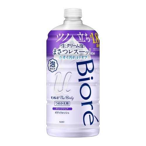 Rakuten - 大容量 ビオレu ザ ボディ 〔 The Body 〕 泡タイプ ディープクリア ハーバルフレッシュの香り つめかえ用 780ml 「高潤滑処方の生クリーム泡」 ボディソープ 爽やかなハーバルフレッシュの香り