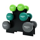 PROIRON ダンベルセット2kg 3kg 5kg 「2個セット」ダンベルラック付 エクササイズ ネオプレンゴムコーティング 筋力トレーニング 筋トレ シェイ...