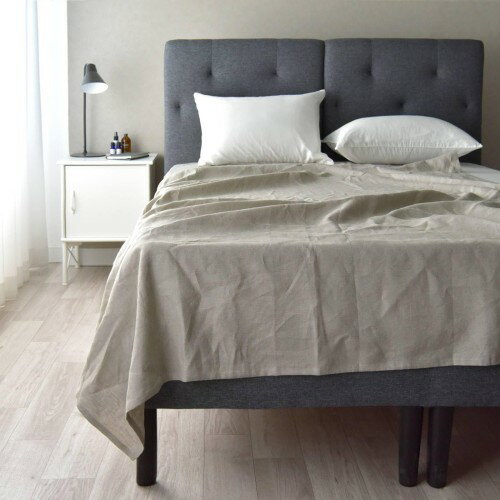 日本製 フラットシーツ 麻 リネン シングルサイズ シーツ 速乾 抗菌 防臭 吸湿 洗える 洗濯可 涼感 ひんやり ブランケット 敷き布団カバー マルチカバー ソファーカバー マルチクロス ベージュ リーノ