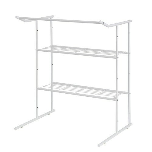 HEIAN SHINDO 押入れ収納棚 ハンガーパイプ付 ホワイト 幅75cm 高90cm 奥行56cm OHW-30 平安伸銅工業