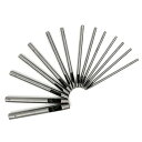 Zthluyc 穴あけポンチ レザーパンチ 革 穴あけパンチ 丸形 0.5-7mm DIY 穴あけ道具 セット(14 サイズ) シルバー