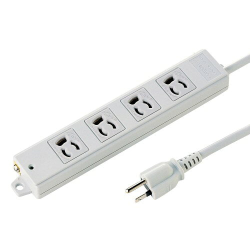 サンワサプライ(Sanwa Supply) 工事物件タップ(4個口・2m) TAP-KS4-2