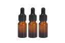 スポイト付き遮光瓶 10 ml 3本 アロマ保存容器 オリジナルラベルシールのおまけ付き