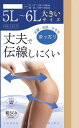 大きいサイズ ストッキング 5L 6L ゆったり設計 丈夫 つま先補強 レディース パンティストッキング (JP, アルファベット, 6L, ヌーディーベージュ)