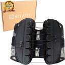 柔道整復師推奨RELAXEE 腰サポーター 骨盤ベルト コルセット 腰ベルト 猫背 反り腰 男女兼用 プレゼント リラクシー (M)