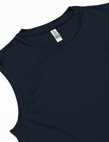 [グリマー] 袖無 3.5オンス インターロック ドライ ノースリーブ 00353-AIN ネイビー 3L (日本サイズ3L相当)