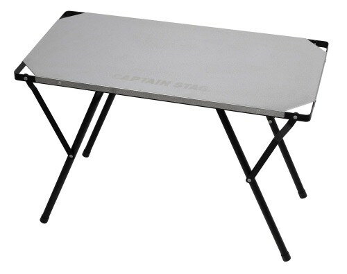 キャプテンスタッグ(CAPTAIN STAG) アウトドアテーブル 焚き火テーブル 2way ステンレス サイドテーブル 幅600×奥行300×高さ400・265mm 高さ2段階調節可能 収納バッグ付き UC-555
