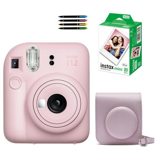 インスタントカメラ チェキ instax mini 12 (4点セット)
