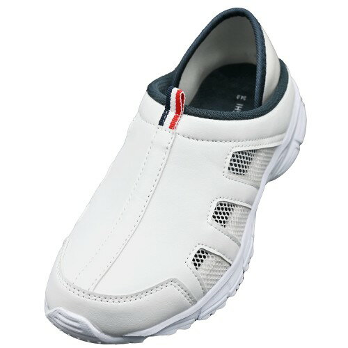 ナースシューズ 2Way 軽量 幅広4E 看護 介護 レディース メンズ (25.5cm, ネイビー) 看護師 介護士 シューズ 靴 疲れにくい 通気性 メッシュ 軽量 マツヨシ