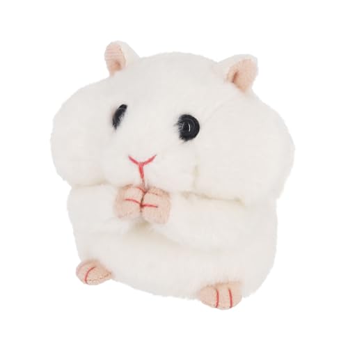 Rakuten - 三英貿易(Sanei Boeki) もごもごはむすた~ ほわいとさん W6×D7×H7.5cm ぬいぐるみ MGH03