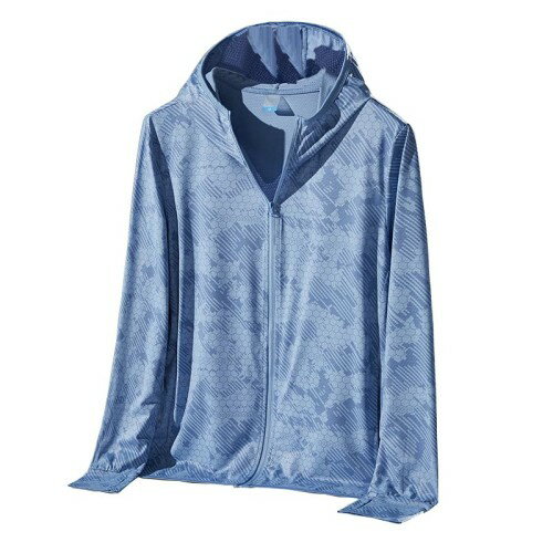 [DMFU] ラッシュガード メンズ UVカット 涼しい 日焼け防止 パーカー 夏用 長袖 ラッシュパーカー 接触冷感 通気性 UPF50+ アウター フード付き 紫外線対策