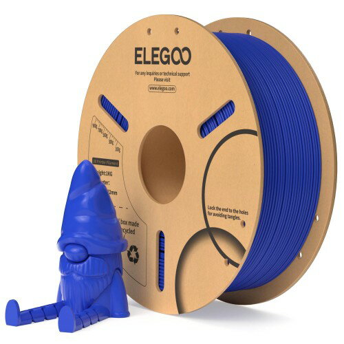 ELEGOO PLAフィラメント 1.75mm 3Dプリンター用フィラメント 寸法精度±0.02mm ほとんどの3Dプリンター..
