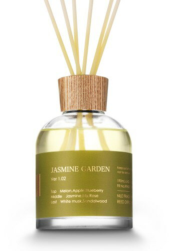 NILE リードディフューザー グリーンフローラル ルームフレグランス ジャスミンガーデンの香り 190ml