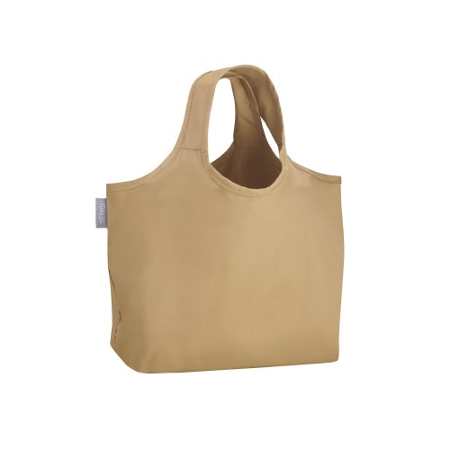 サーモス たたまず丸めるエコバッグ 18L ベージュ コンパクト 洗濯機OK RFL-018 BE