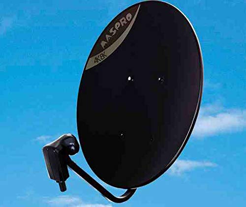 樂天商城 - マスプロ電工4K・8K放送(3224MHz)対応 BS・110°CSアンテナBC45RL(BK・ブラック/黒色)